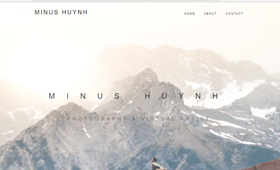 Minus Huynh - New website - www.minus-huynh.com <br />
                                Webdesign